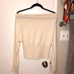 Off the shoulder blouse